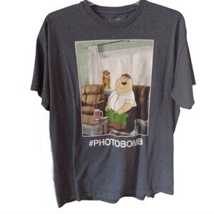 Bn) Family Guy Peter Griffin #PhotoBomb Graphic Tee XL
